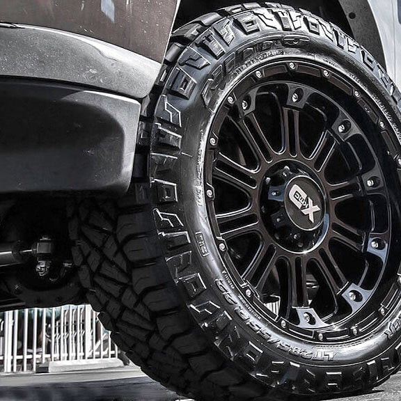 20X9 XD XD829 HOSS II RIMS - SATIN BLACK MACH W/ GRAY TINT 6X135