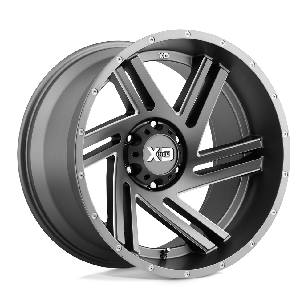 17X9 XD XD835 SWIPE SATIN GRAY MILLED 6X114.3