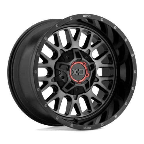 20X10 XD XD842 SNARE GLOSS BLACK W/ GRAY TINT 8X170