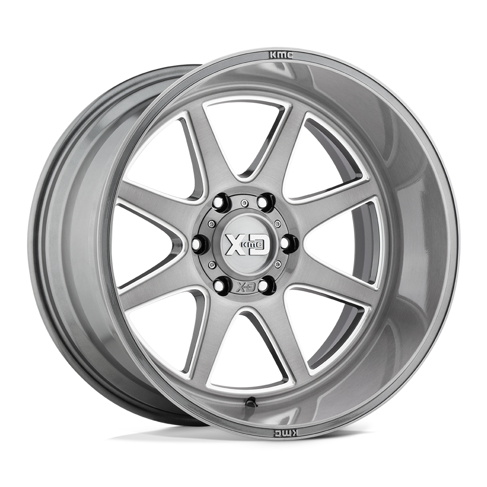 22X10 XD XD844 PIKE TITANIUM BRUSHED MILLED 6X135