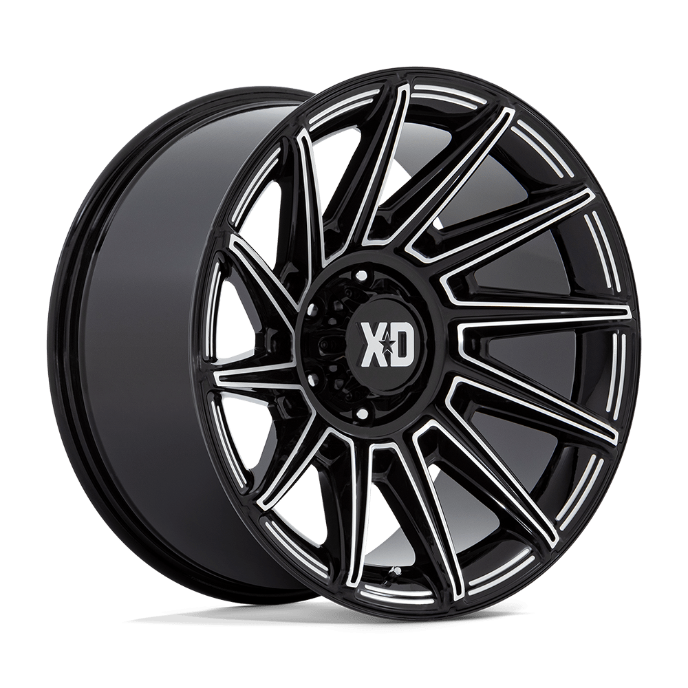 20X10 XD XD867 SPECTER GLOSS BLACK MILLED 8X170