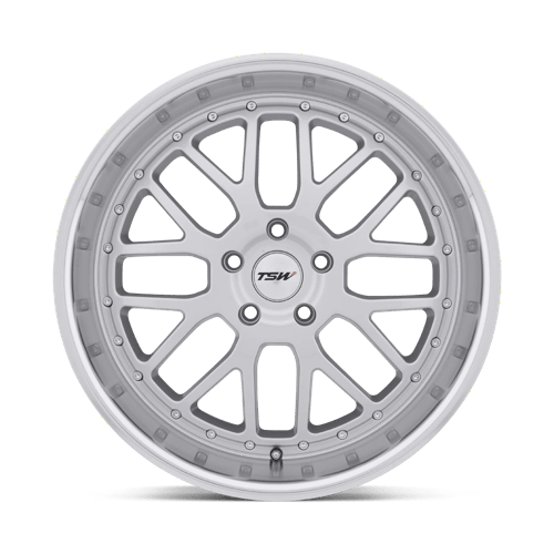 20X10 TSW VALENCIA SILVER W/ MIRROR CUT LIP 5X120