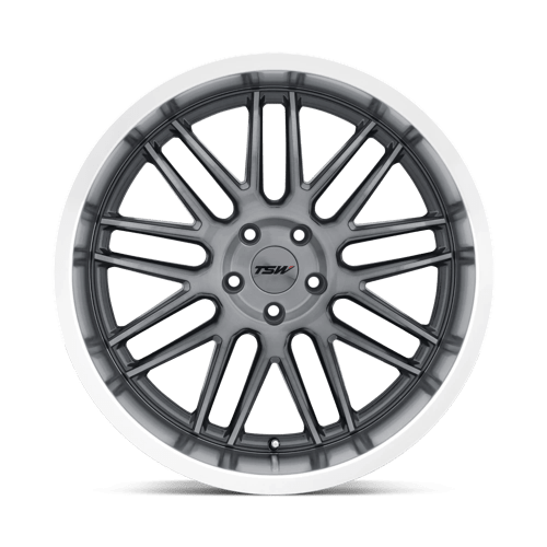 20X10 TSW AVALON GUNMETAL W/ MACHINED LIP 5X120