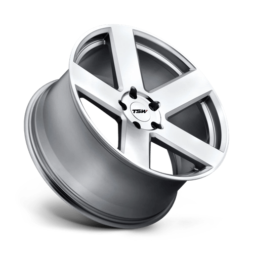 18" TSW BRISTOL SILVER W/ MIRROR CUT FACE 5X114.3
