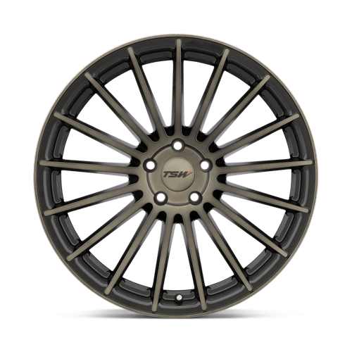 20" TSW LUCO MATTE BLACK W/ MACH DARK FACE 5X114.3