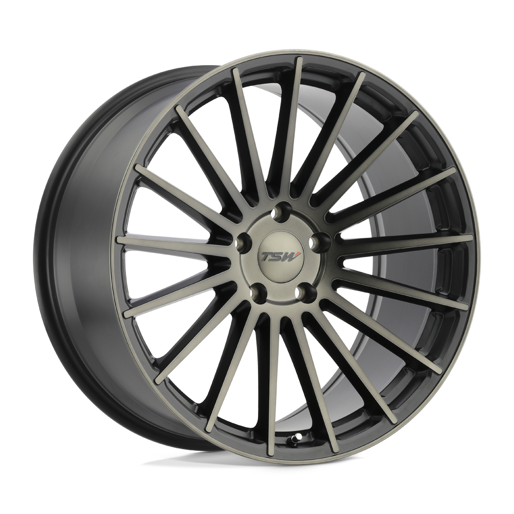 20" TSW LUCO MATTE BLACK W/ MACH DARK FACE 5X114.3