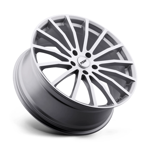 20" TSW MALLORY SILVER W/ MIRROR CUT FACE 5X114.3