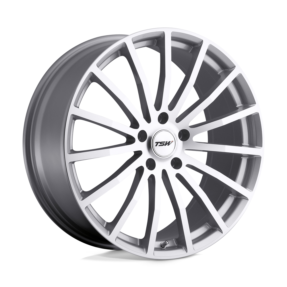 20" TSW MALLORY SILVER W/ MIRROR CUT FACE 5X114.3