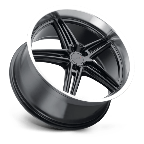 20" TSW VARIANTE GLOSS BLACK W/ MACHINED LIP 5X114.3