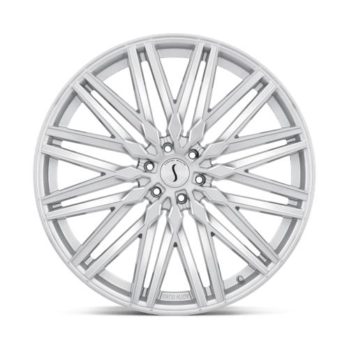 22X9.5 Status ADAMAS SILVER W/ MIRROR CUT FACE 6X132