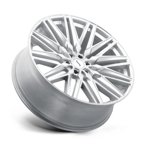 20" Status ADAMAS SILVER W/ MIRROR CUT FACE 6X139.7