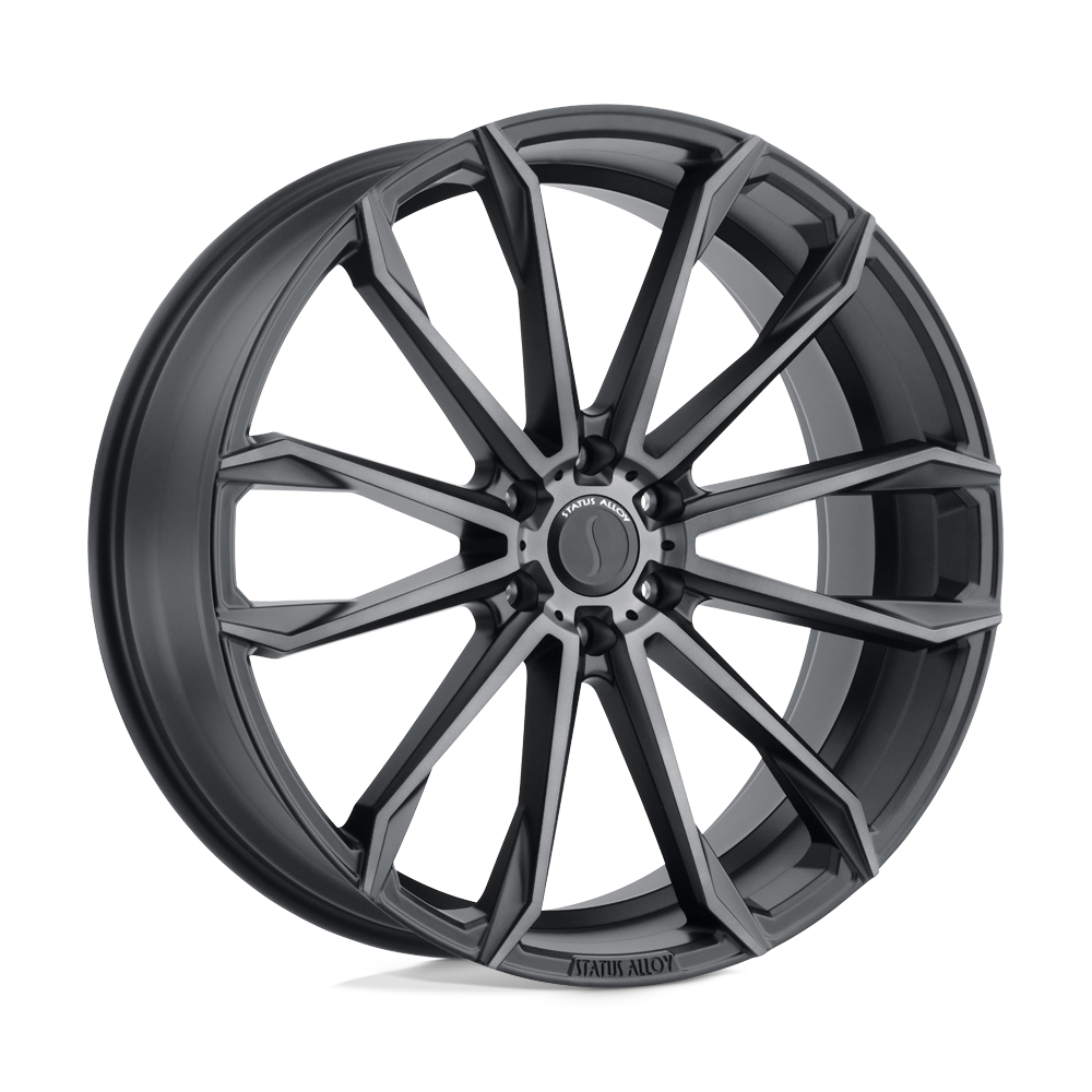 22X9.5 Status MASTADON CARBON GRAPHITE 5X115