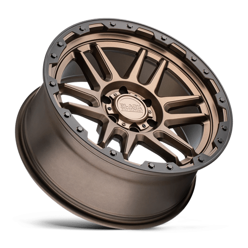 17X8.5 Black Rhino Hard Alloys APACHE MATTE BRONZE W/ BLK RG & BOLTS 6X135
