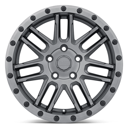 18X8 Black Rhino Hard Alloys ARCHES MATTE BRUSHED GUNMETAL BLK BLT 5X127