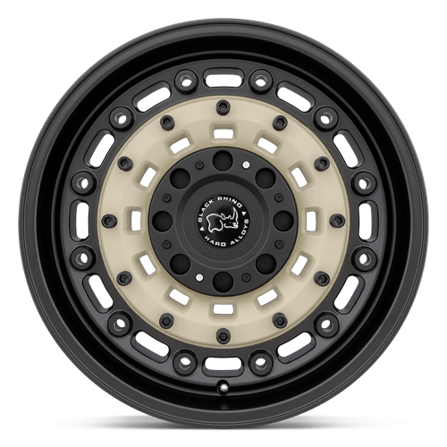 17X9.5 Black Rhino Hard Alloys ARSENAL SAND ON BLACK 5X127