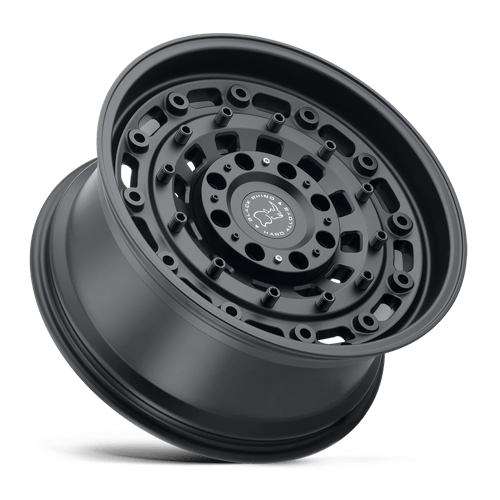 18X9.5 Black Rhino Hard Alloys ARSENAL RIMS - TEXTURED MATTE BLACK 8X180