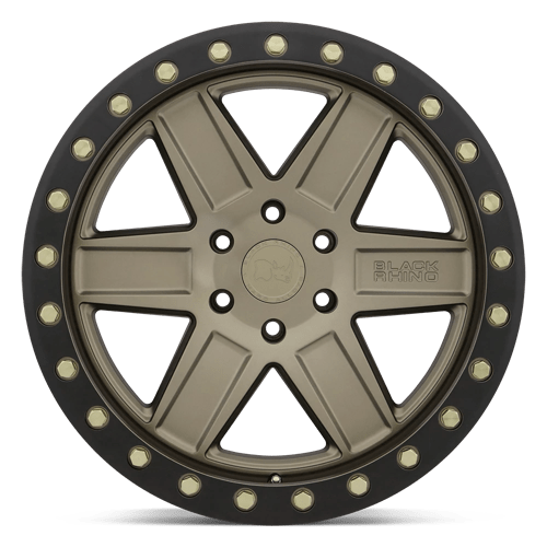 20" Black Rhino Hard Alloys ATTICA MATTE BRONZE W/ BLACK RING 6X139.7