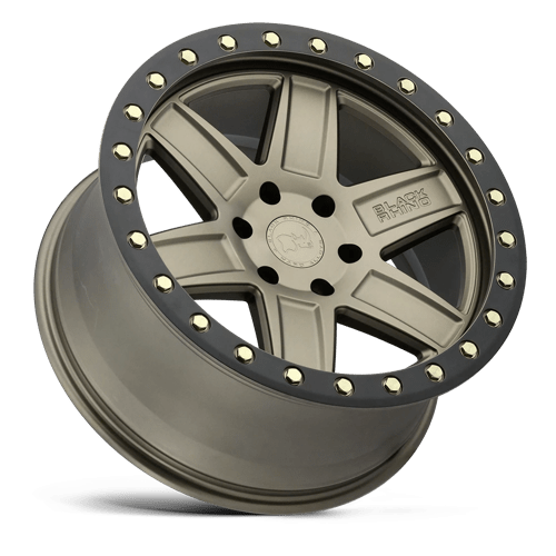 20" Black Rhino Hard Alloys ATTICA MATTE BRONZE W/ BLACK RING 5X127