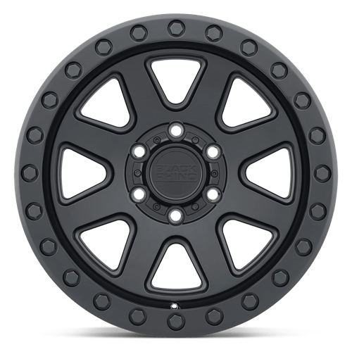 20" Black Rhino Hard Alloys BAKER MATTE BLACK 5X127