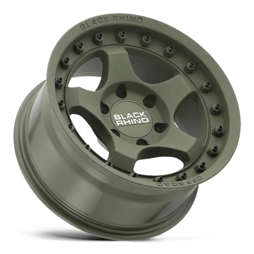 18X9 Black Rhino Hard Alloys BANTAM OLIVE DRAB GREEN 6X139.7