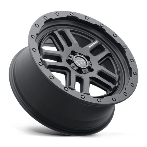20" Black Rhino Hard Alloys BARSTOW TEXTURED MATTE BLACK 5X127