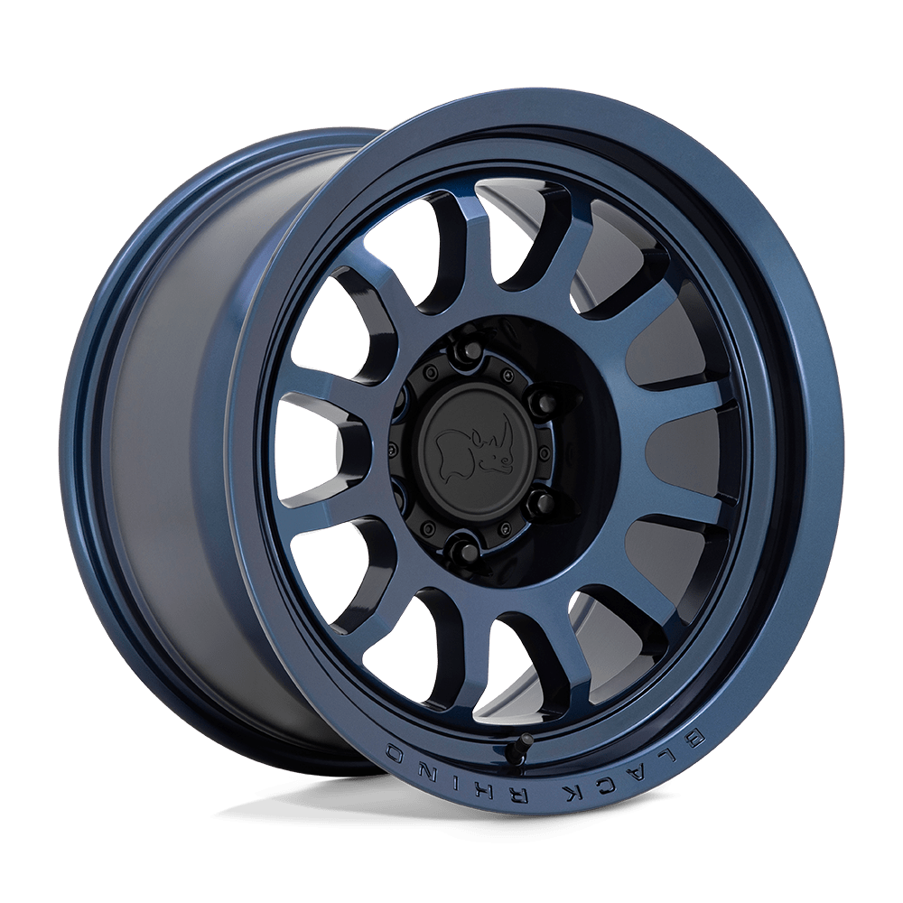 20X8.5 Black Rhino Hard Alloys RAPID MIDNIGHT BLUE 5X150