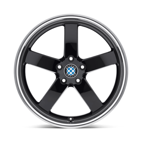 22" Beyern RAPP GLOSS BLACK W/ MIRROR CUT LIP 5X120