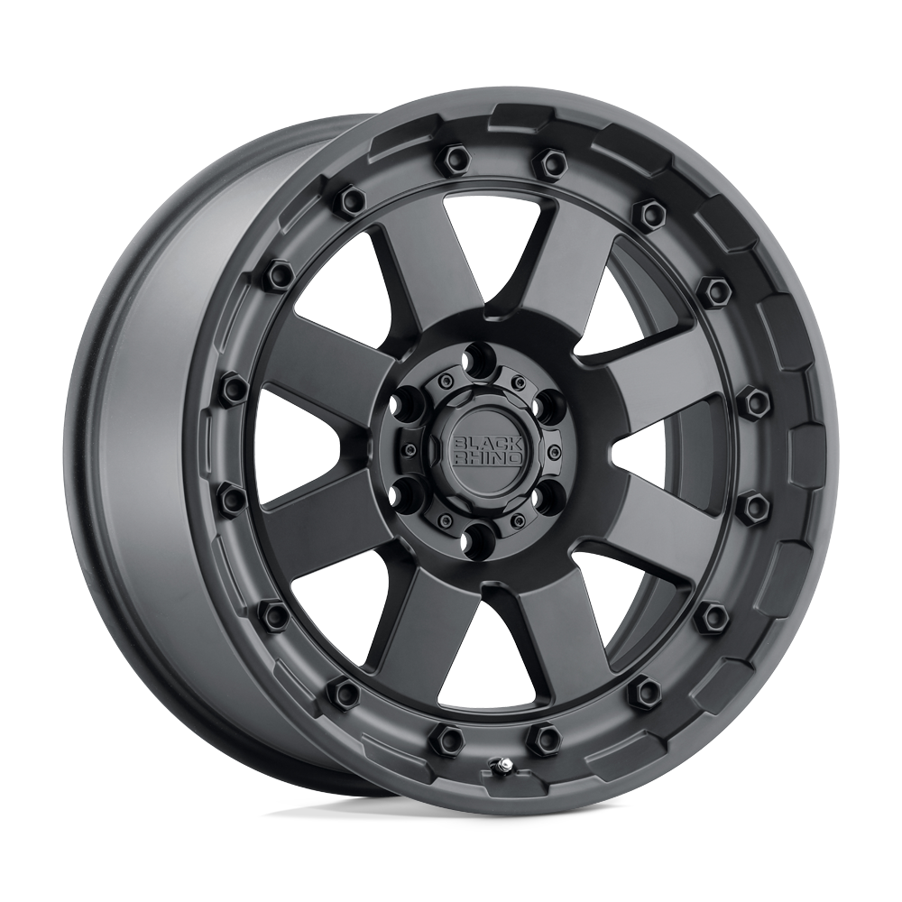 20" Black Rhino Hard Alloys CLEGHORN MATTE BLACK 6X135