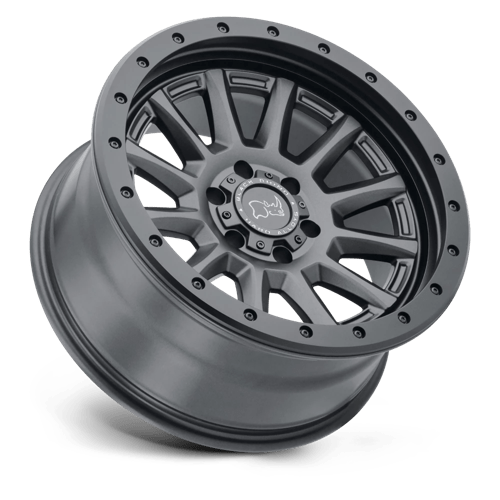 18" Black Rhino Hard Alloys DUGGER GUN BLACK 6X139.7