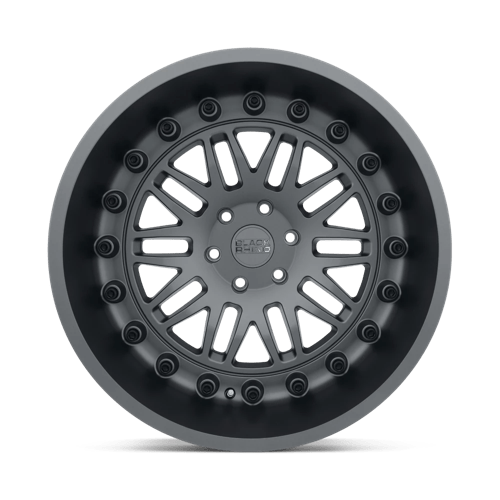 20X9.5 Black Rhino Hard Alloys FURY MATTE GUNMETAL 5X127
