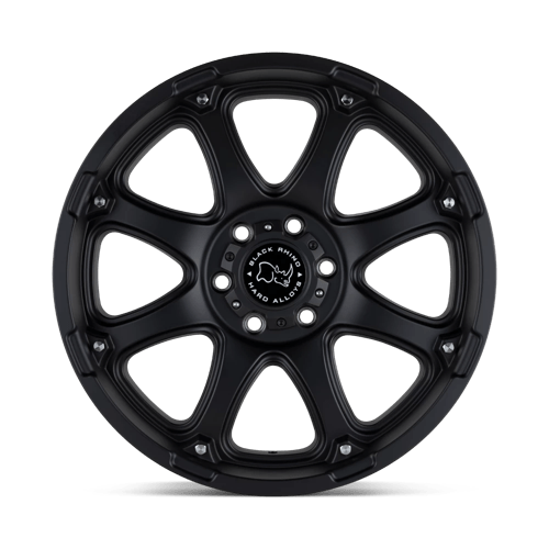 20" Black Rhino Hard Alloys GLAMIS MATTE BLACK 6X135