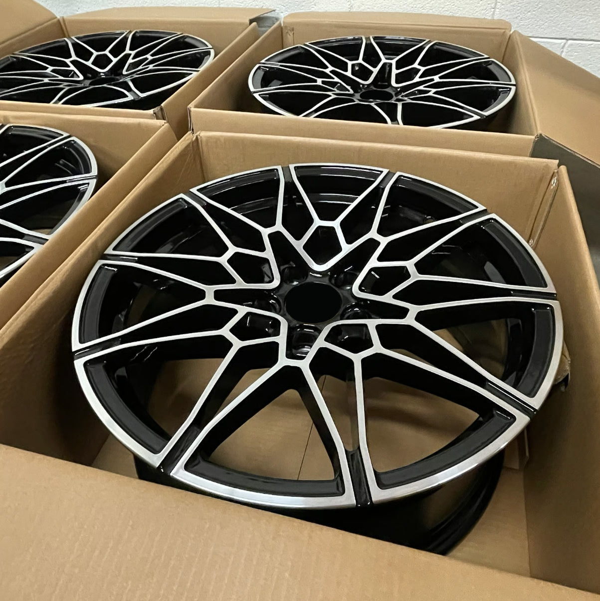 19” Rims - Made to Fit BMW 330i, 330i xDrive, 330e, 330e xDrive, M340i, M340i xDrive, M3, M3 Competition | OE Style | 2020 2021 2022 2023 2024 2025 2026 | 19x8.5/9.5 Wheels Brand New - Model 48