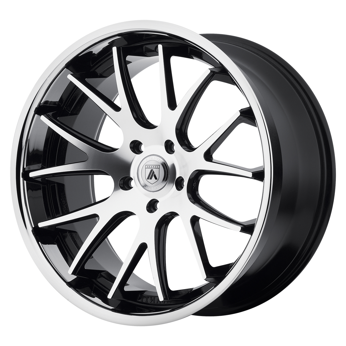 20X8.5 Asanti Black ABL-3 CASTOR MATTE BLACK MILLED 5X120