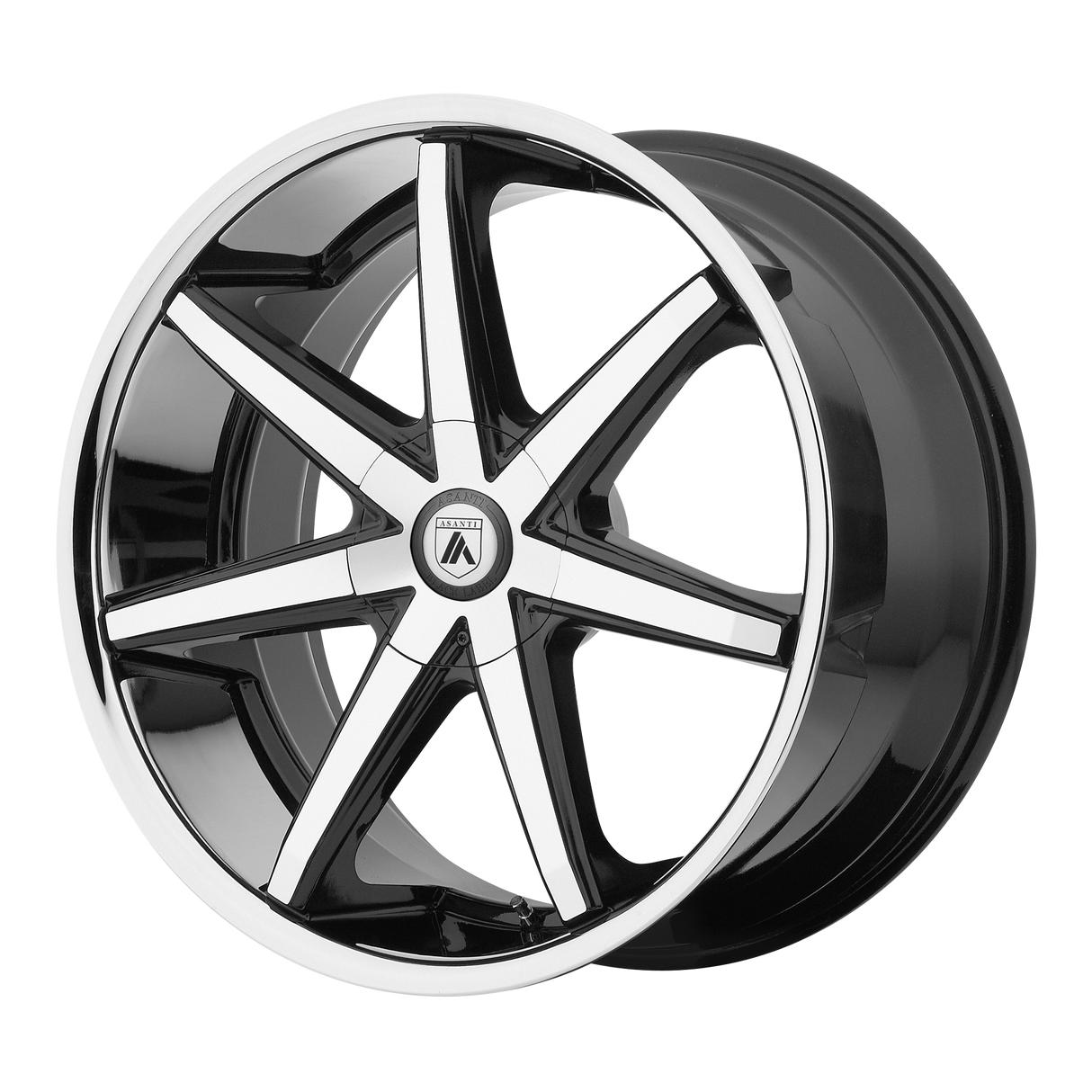 20X10 Asanti Black ABL-9 MACHINED FACE W/ SS LIP 5X120