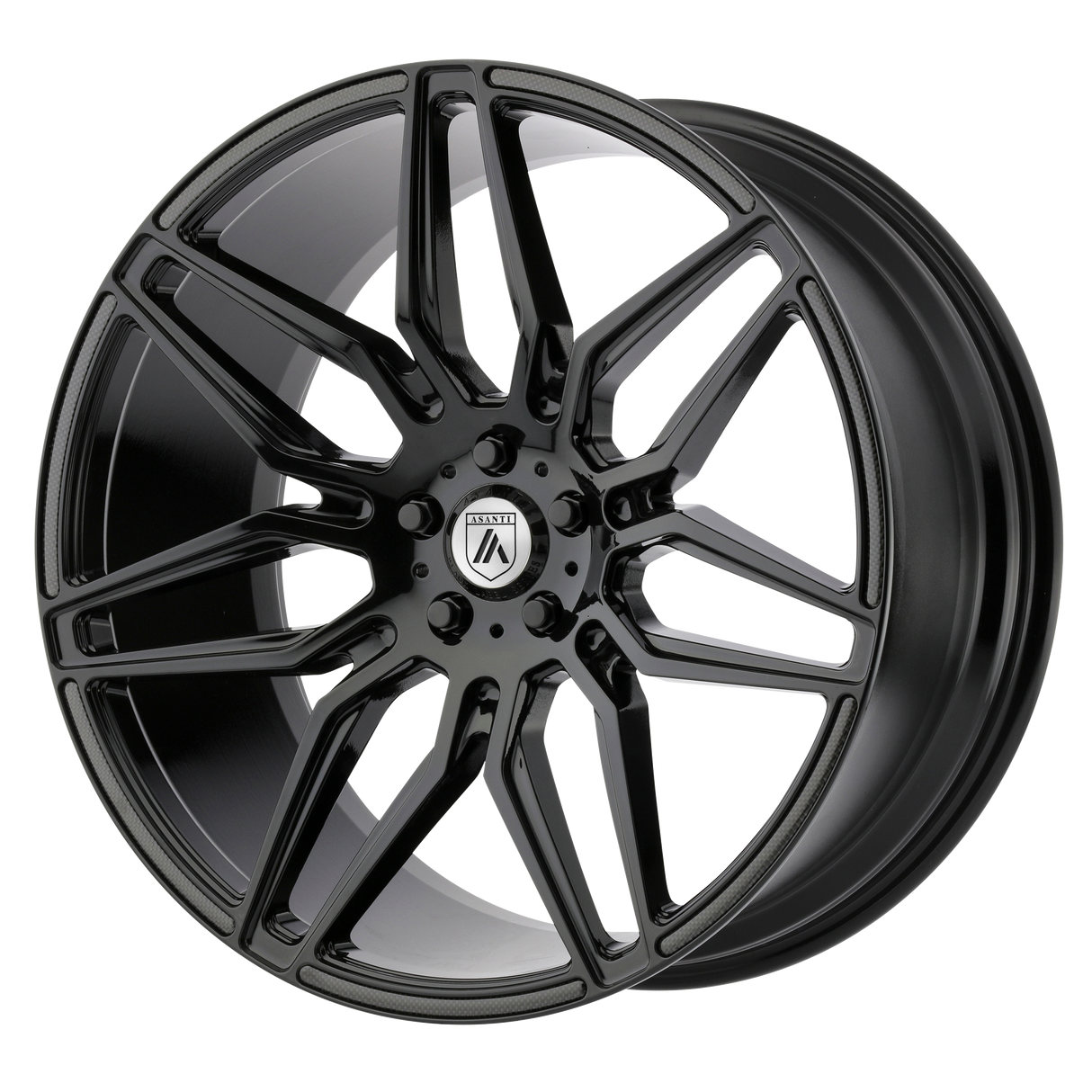 22X9 Asanti Black ABL-11 SIRIUS GLOSS BLACK 5X114.3