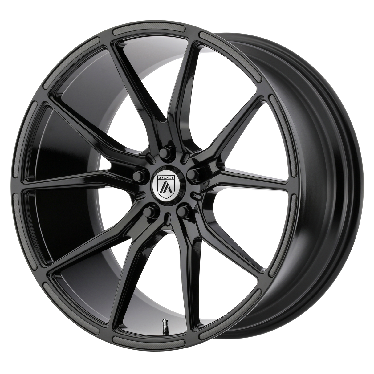 22X9 Asanti Black ABL-13 VEGA GLOSS BLACK 5X120