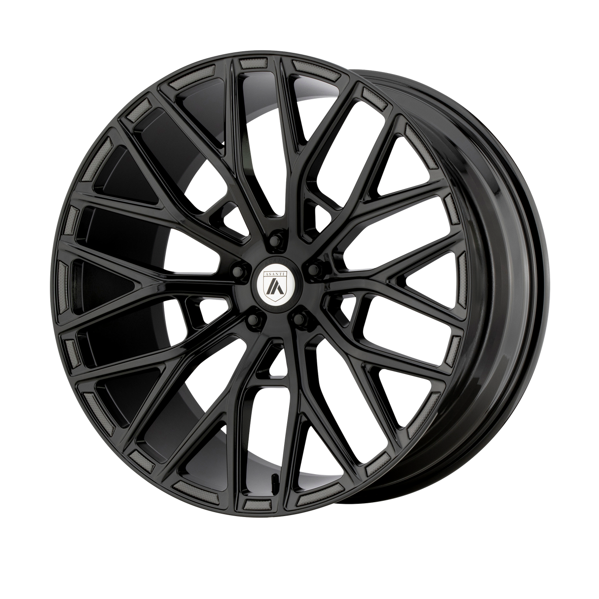 20X9 Asanti Black ABL-21 LEO GLOSS BLACK 5X115