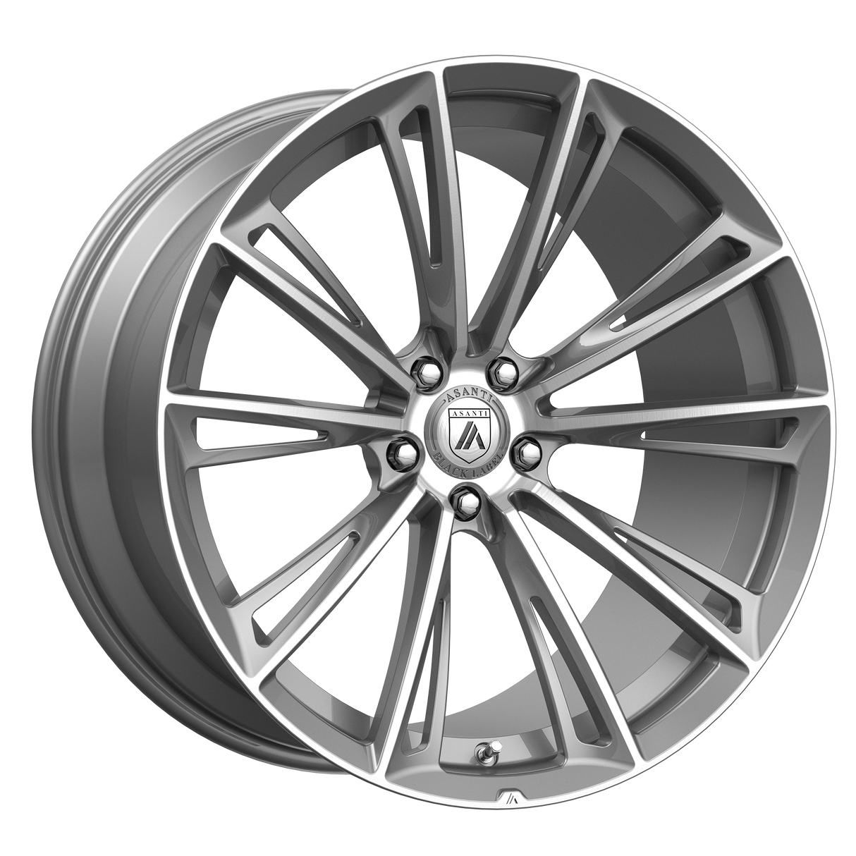 22X10.5 Asanti Black ABL30 CORONA TITANIUM BRUSHED 5X120