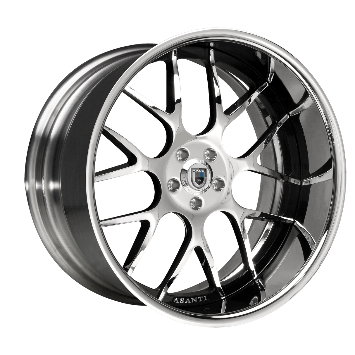 22X10 Asanti Forged AF174 GLOSS BLACK 5X112
