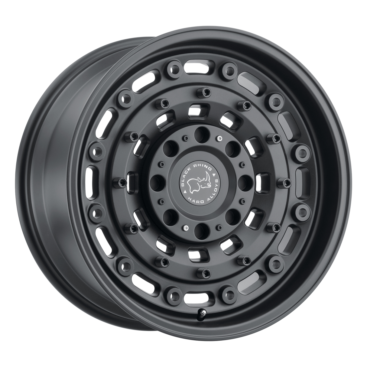 20" Black Rhino Hard Alloys ARSENAL TEXTURED MATTE BLACK 5X120
