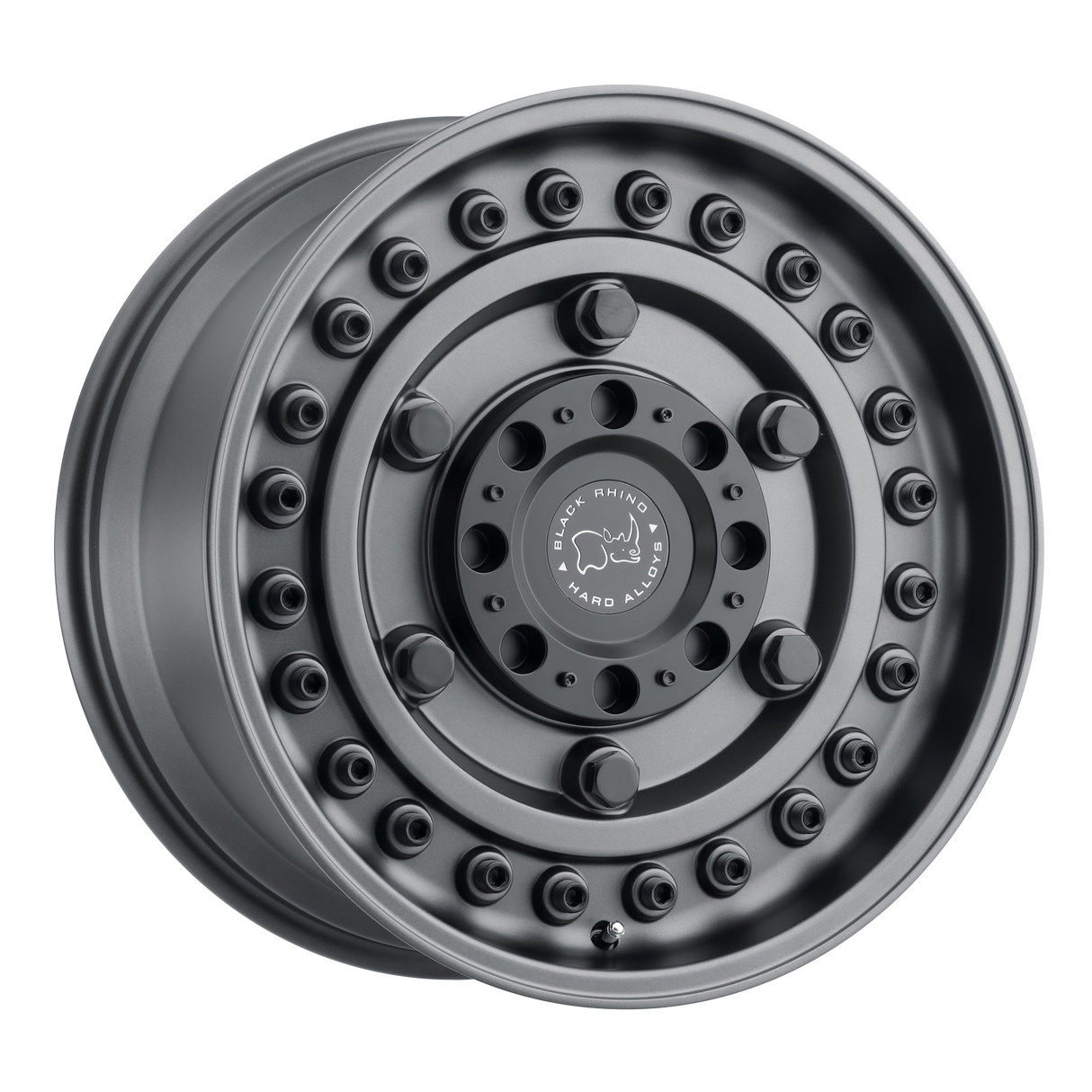 20" Black Rhino Hard Alloys ARMORY GUNBLACK 5X112
