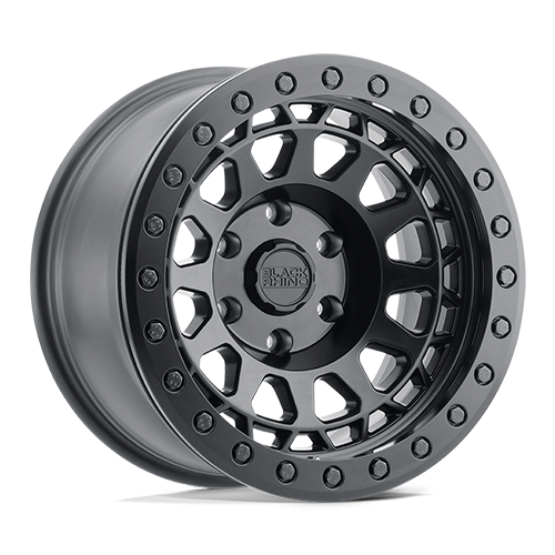 17" Black Rhino Hard Alloys PRIMM BEADLOCK MATTE BLACK W/ BLACK BOLTS 6X139.7