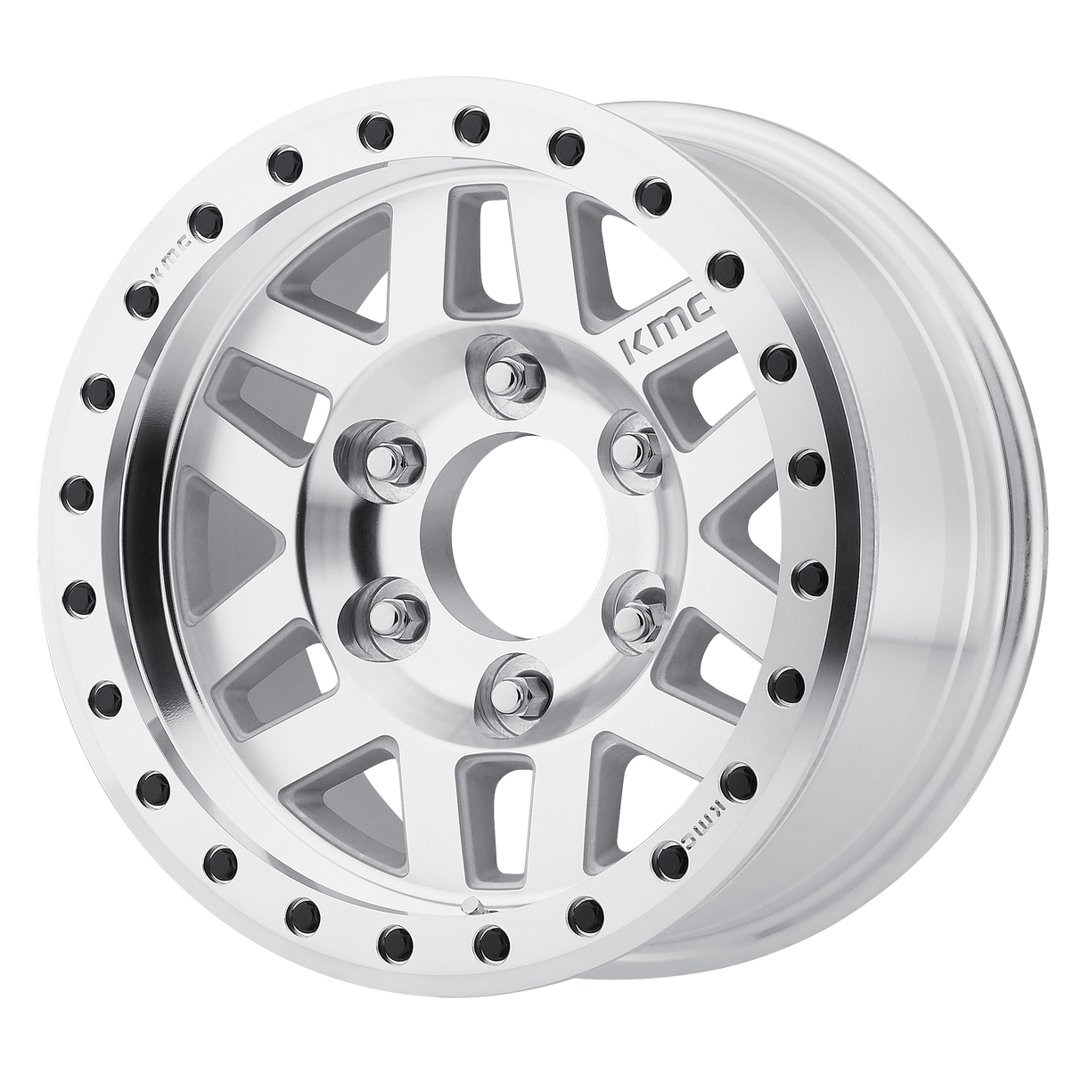 17X8.5 KMC KM228 MACHETE DESERT BEADLOCK MACHINED 5X139.7