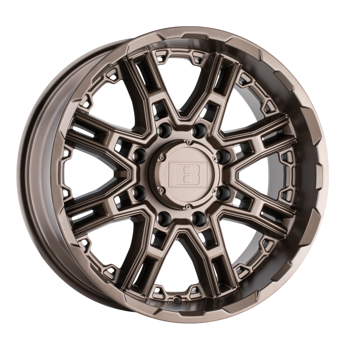 17X8.5 Level 8 SLINGSHOT MATTE BRONZE 6X132