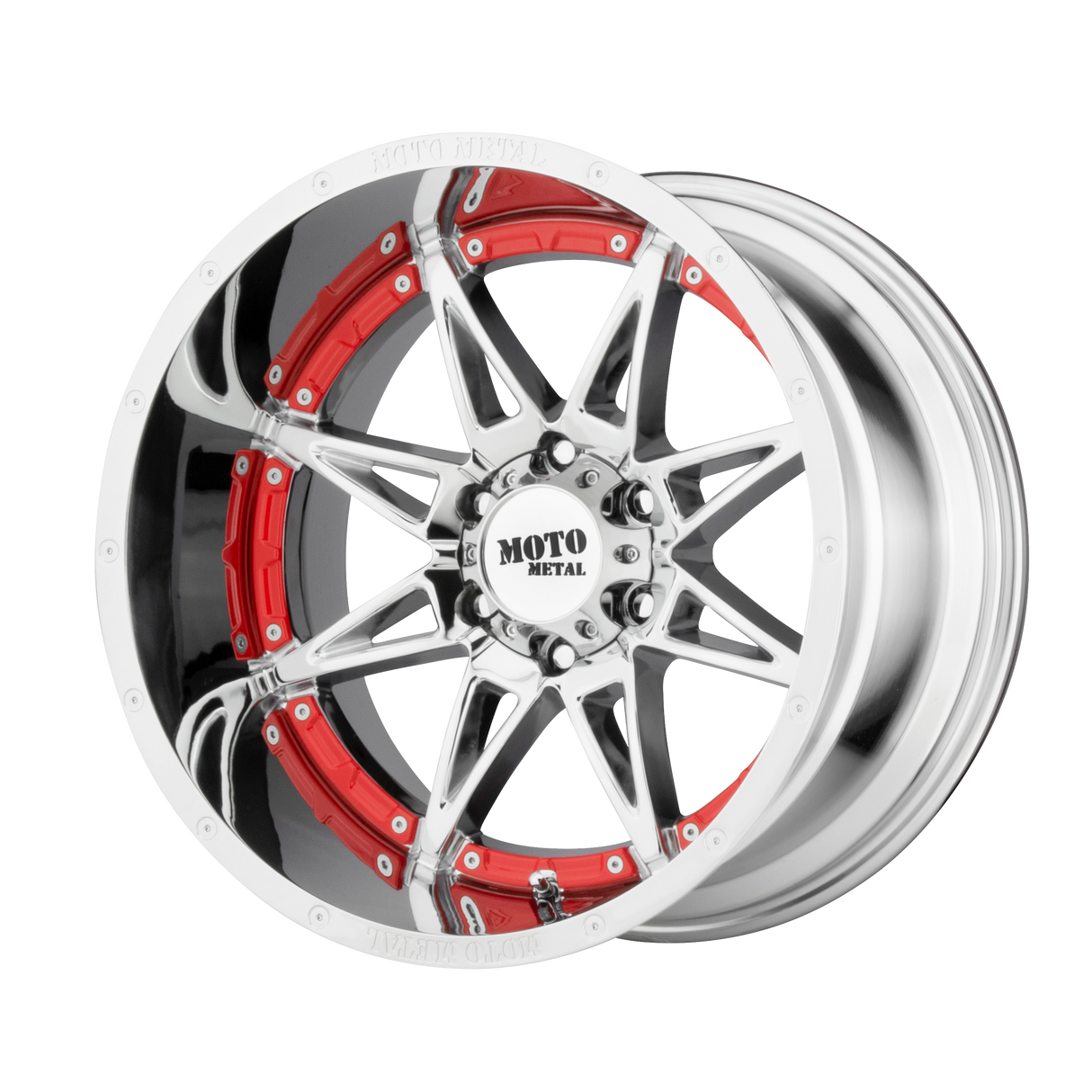 20X9 Moto Metal MO993 HYDRA CHROME 6X114.3