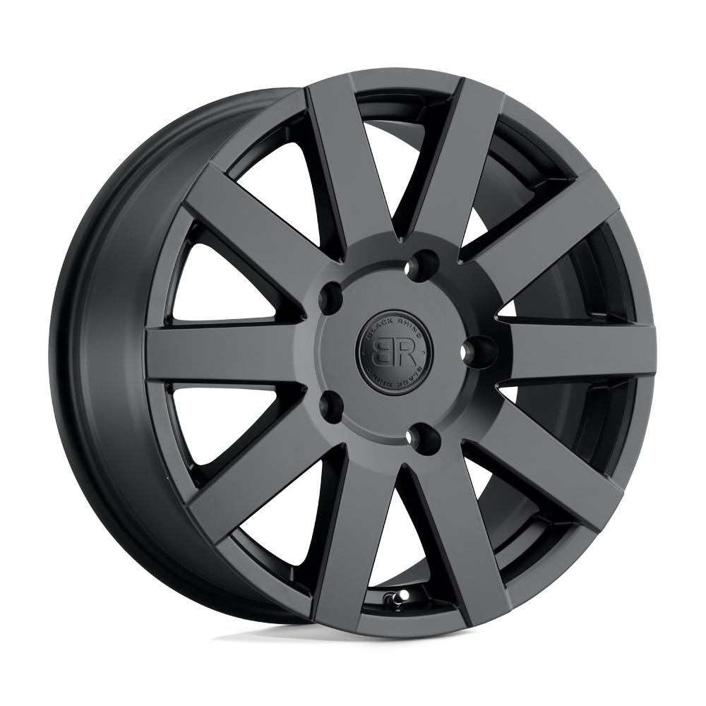 18" Black Rhino Hard Alloys JOURNEY MATTE BLACK 5X130