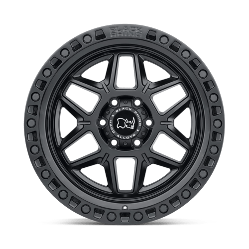 20" Black Rhino Hard Alloys KELSO MATTE BLACK 6X114.3