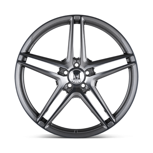 20" Mandrus BREMEN GLOSS GUNMETAL MIRROR CUT FACE 5X112