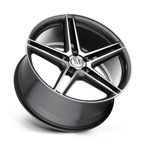 20" Mandrus BREMEN GLOSS GUNMETAL MIRROR CUT FACE 5X112