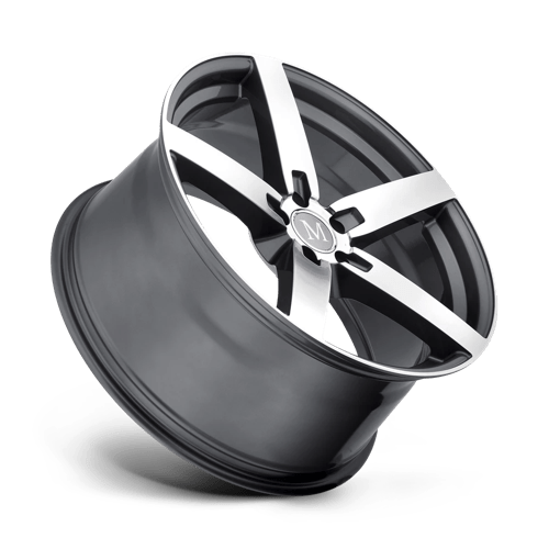 20" Mandrus ARROW GUNMETAL W/ MIRROR CUT FACE 5X112